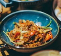 Ikan Asin Bulu Ayam Sambal Ijo (West Sumatra)